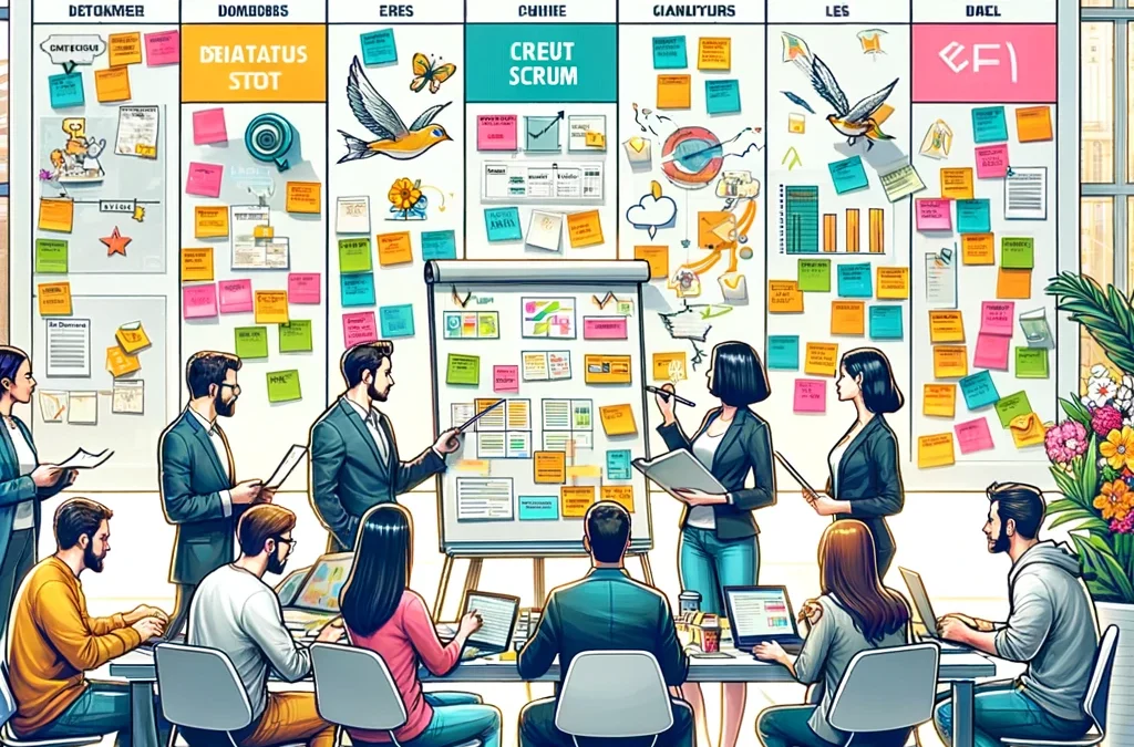 Travailler avec une équipe Scrum (Conduire et piloter un projet innovant avec des méthodes)